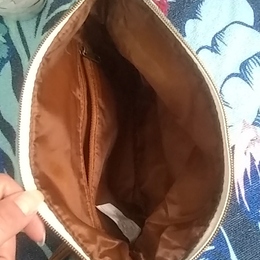 Sparkly Teal Stitched Crossbody / Clutch w/ Tassel - Picture 6 of 8